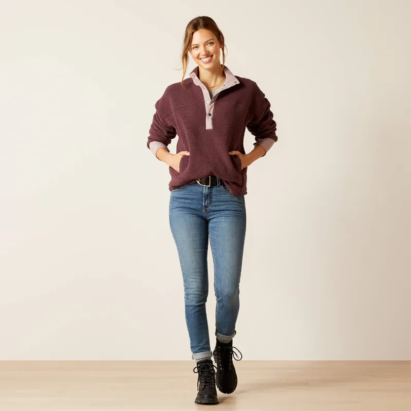 Ariat Women's Doyen Sweatshirt - Huckleberry-2